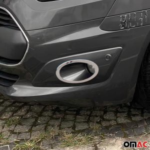 Ford Connect Fog Light Frame Cover - Omac - S.Steel - Gloss Silver - 2014 Ford Connect Fog Light Frame Cover - Omac - S.Steel - Gloss Silver - 2014